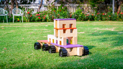 BLOCKS ON WHEELS